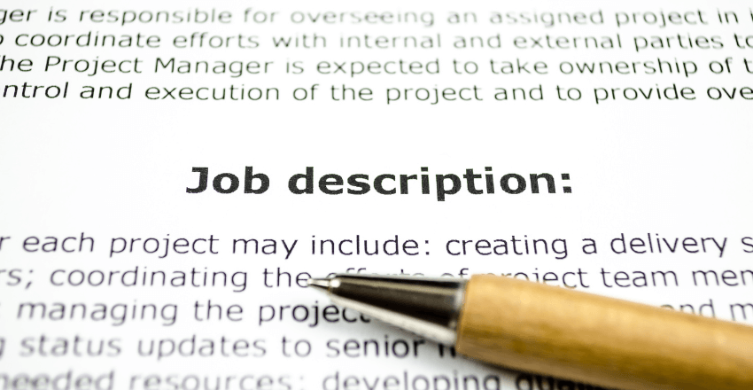 Creating an Effective Job Description